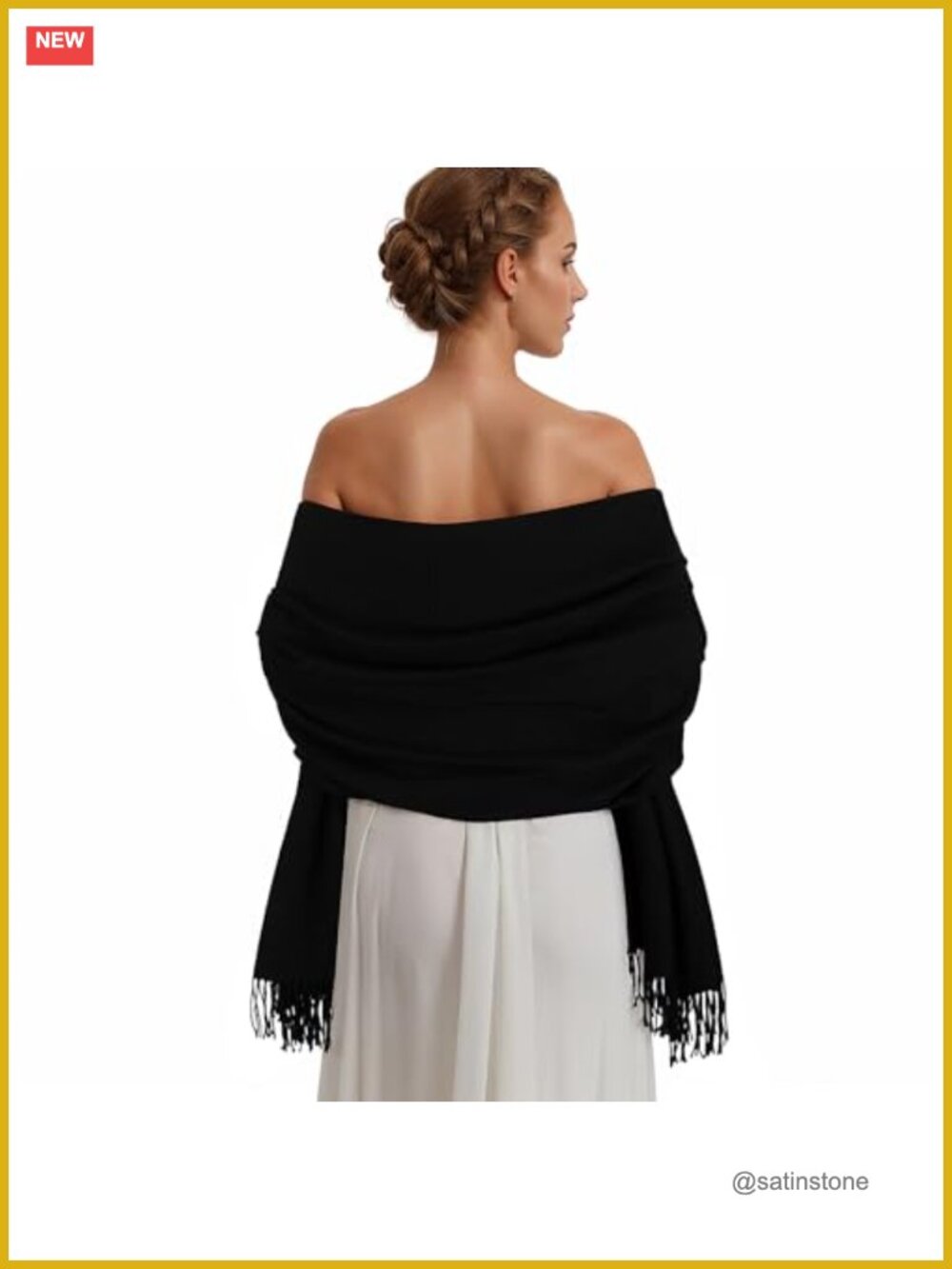 Pashmina Shawl Wrap for Women Large Winter Scarf Soft Evening Dress Cover Up